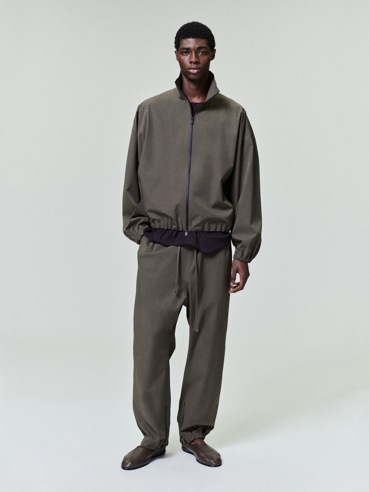 Bonded Nylon Tech Track Pants
